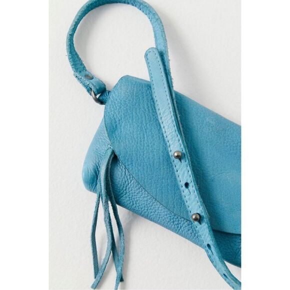 New Free  People leather  blue We The Free Rider Crossbody Bag - Picture 13 of 13